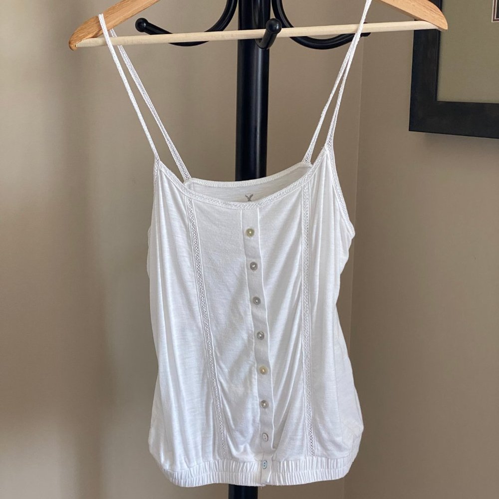 White Tank Top - American Eagle Soft & Sexy